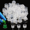 1000Pcs Plastic Tattoo Ink Cups Caps 17Mm 14Mm 11Mm Clear Self Standing Ink Caps Tattoo Pigment Cups Supply for Ink - Image 2