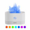 Ultrasonic Humidifier with 7 Colors Flame Lights, Essential Oil Diffuser, White - Image 1