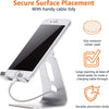 Adjustable Aluminum Phone Stand for Cell Phones, Iphone and Android, 3.15 X 2.87 X 3.74 Inch, Silver - Image 3