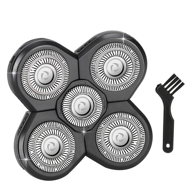 5 Cabezales De Repuesto Para Afeitadora Eléctrica Para Hombres