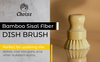 Bamboo Sisal Fiber Dish Brush - Image 4