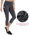 Anti-Nail Leggings for Women, Non-See-Through Yoga Pants with Phone Pockets, Tummy Control Full-Length/Capri Tights - Image 3