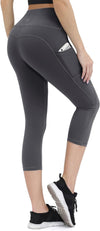 Anti-Nail Leggings for Women, Non-See-Through Yoga Pants with Phone Pockets, Tummy Control Full-Length/Capri Tights - Image 1