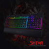 K512 Shiva RGB Backlit Membrane Gaming Keyboard with Multimedia Keys, Quiet Mechanical Feeling Keyboard, 6 Extra On-Board Macro Keys, Dedicated Media Control, Detachable Wrist Rest - Image 2