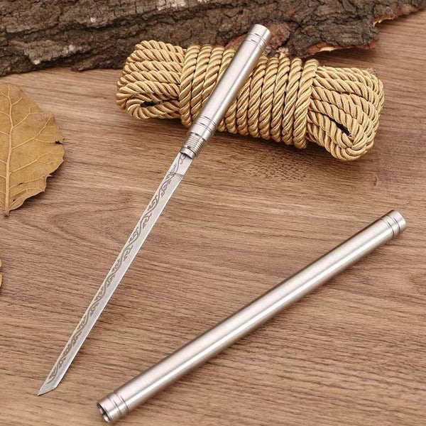 Stainless Steel Meat Knife 1 Piece Set with Blade and Handle, Durable Steak Knife, 1 Count Sheath, Thickened for Various Kitchen Uses Cutting Utensils